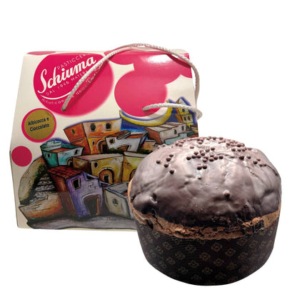 Panettone Sacher con cioccolato albicocca 1 kg