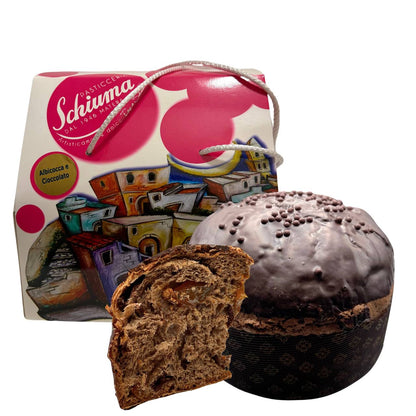 Panettone Sacher con cioccolato albicocca 1 kg